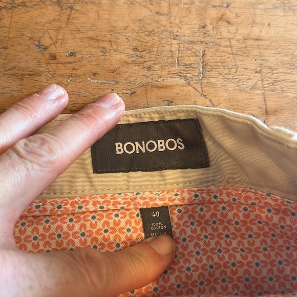 EUC Bonobos khaki shorts classic preppy flat front waist 40 - Picture 3 of 10